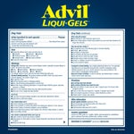 Advil Liqui-Gels Ibuprofen 200 mg. Pain Reliever/Fever Reducer, 240 Capsules