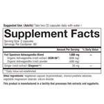 youtheory Ashwagandha 1000 mg, 180 Vegetarian Capsules