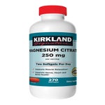 Kirkland Signature Magnesium Citrate 250mg, 270 Softgels