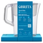 Brita Champlain Water Filter Pitcher, 10 Cup with 2 Filters