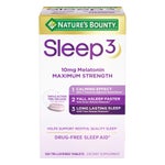 Nature's Bounty Sleep3 10 mg. Melatonin, 120 Tablets