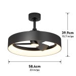 Artika Austin 23" LED Fandelier