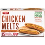 Sandwich Bros Chicken Melt Flatbread Pocket Sandwiches, 2.5 oz, 15-count