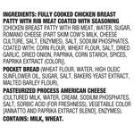 Sandwich Bros Chicken Melt Flatbread Pocket Sandwiches, 2.5 oz, 15-count