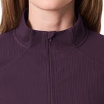 Mondetta Women's Ribbed Quarter-Zip Pullover
