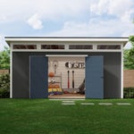 Yardline Palmetto 16' x 8' Wood Shed – Do It Yourself Assembly