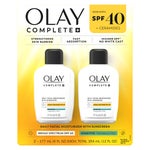 Olay Complete+ Moisturizer with SPF 40 Sensitive, 6 fl oz, 2-pack