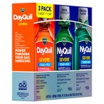 Vicks Severe DayQuil and NyQuil Cough, Cold & Flu Relief Liquid, 36 Fluid Ounces
