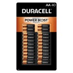Duracell Coppertop Alkaline AA Batteries, 40-count