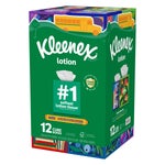 Kleenex Soothing Lotion Facial Tissue, 3-Ply, 85-count, 12-pack