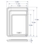 Nordic Ware Naturals 3-piece Baking Sheet Set