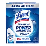 Lysol Advanced Toilet Bowl Cleaner, 32 fl oz, 4-count