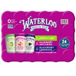 Waterloo Sparkling Water, Variety Pack, 12 fl oz, 24-count