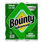 Bounty Advanced Paper Towels, 2-Ply, 103 Sheets, 12-count