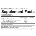 youtheory Ashwagandha 1000 mg, 180 Vegetarian Capsules