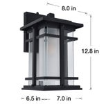 Lutec Craftsman Style Outdoor LED Wall Lantern