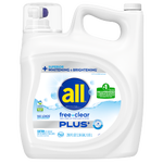 All Free & Clear Plus+ Liquid Laundry Detergent, 160 Loads, 200 fl oz
