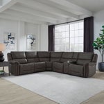 Carlin Fabric Power Reclining Sectional with Power Headrests
