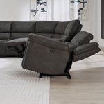 Carlin Fabric Power Reclining Sectional with Power Headrests