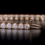 Round Brilliant 8.00 ctw VS2 Clarity, I Color Diamond 14kt Gold Tennis Bracelet