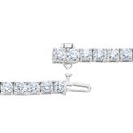 Round Brilliant 8.00 ctw VS2 Clarity, I Color Diamond 14kt Gold Tennis Bracelet