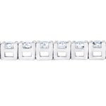 Round Brilliant 8.00 ctw VS2 Clarity, I Color Diamond 14kt Gold Tennis Bracelet