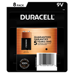 Duracell 9V Alkaline Batteries, 8-count