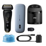 Braun Series 9 Sport + Electric Shaver with Clean and Charge Station and Powercase
