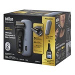 Braun Series 9 Sport + Electric Shaver with Clean and Charge Station and Powercase