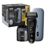 Braun Series 9 Sport + Electric Shaver with Clean and Charge Station and Powercase