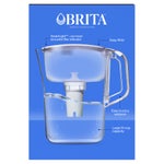 Brita Champlain Water Filter Pitcher, 10 Cup with 2 Filters