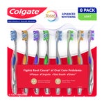 Colgate Total Advanced Whitening Toothbrush, 8-pack