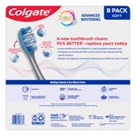Colgate Total Advanced Whitening Toothbrush, 8-pack