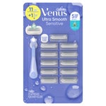 Gillette Venus Ultra Smooth Razor, 11-count