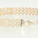 14kt Yellow Gold Panther Link Bracelet