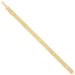 14kt Yellow Gold Panther Link Bracelet