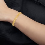 14kt Yellow Gold Panther Link Bracelet
