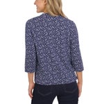 Lands' End Women's Pintuck 3/4 Sleeve Top