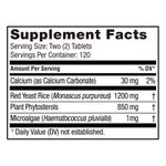 Weider Red Yeast Rice Plus 1200 mg., 240 Tablets