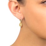 14kt Yellow Gold Pear Drop Earrings