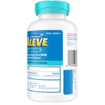Aleve Naproxen Sodium 220 mg. Pain Reliever/Fever Reducer, 180 Liquid Gels